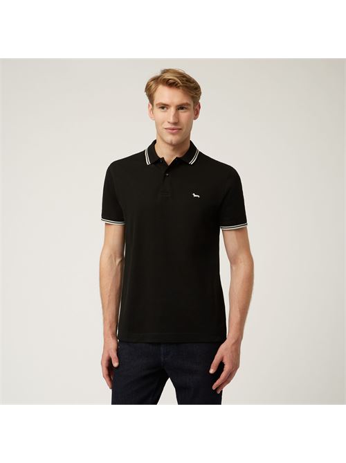 POLO RIGHI CONTRASTO COLLO MM HARMONT & BLAINE | LN1010N21054/999